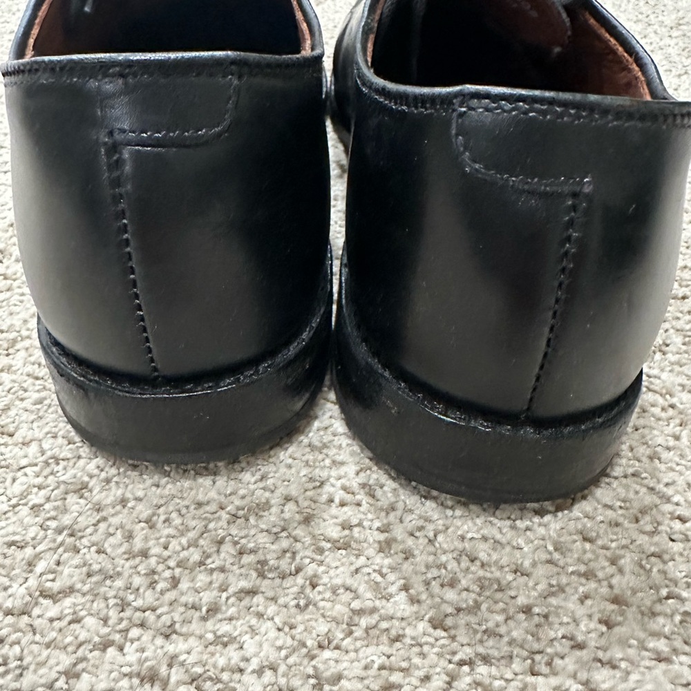 Allen Edmonds Black Oxfords Classic Leather Design - Picture 6 of 9